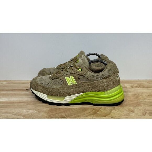 New Balance Athletic Shoes in Olive and Neon Yellow main image 5